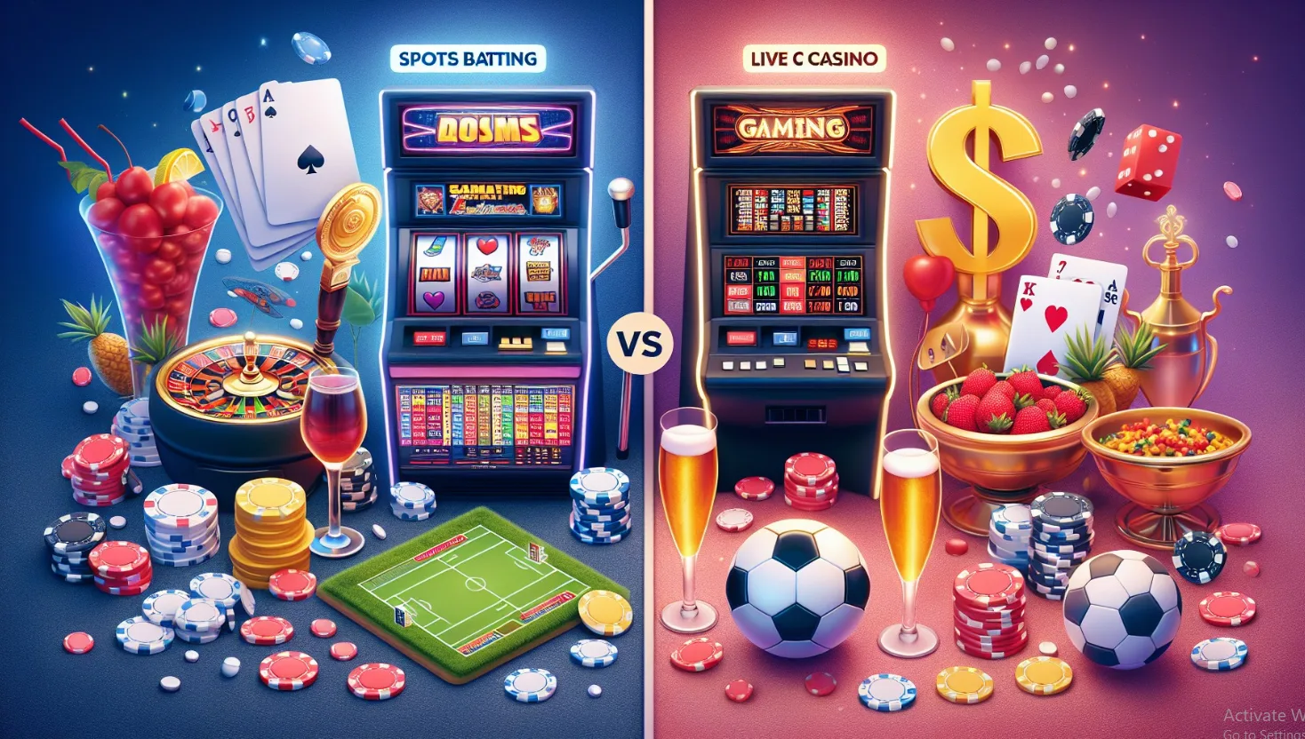 Bandingkan Jenis Taruhan Terpopuler Slot vs Bandar Bola vs Casino Live